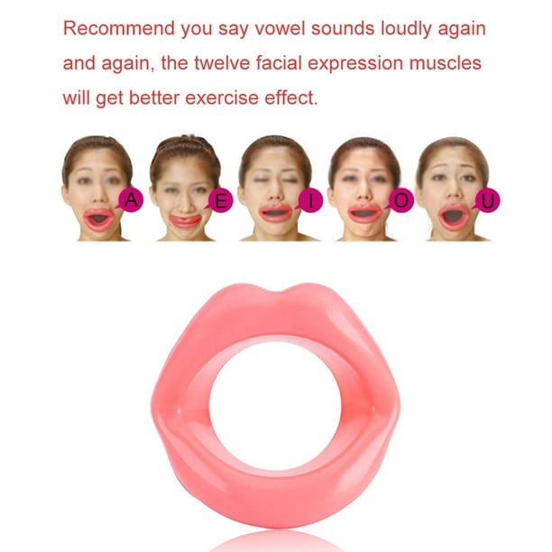 Ejercitador oral NikouMX lifting facial de silicona entrenador de labios adelgazador facial