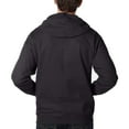 thumbnail image 4 of Hanes EcoSmart Full-Zip Hooded Sweatshirt, Soft Fleece Hoodie, Zip-Up Jacket with Pockets, Black, S, 4 of 5