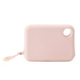thumbnail image 3 of Raindrops 1Pack Minimalist Change Purse for Women Men Pink Silicone Small Money Pouch, 3 of 8