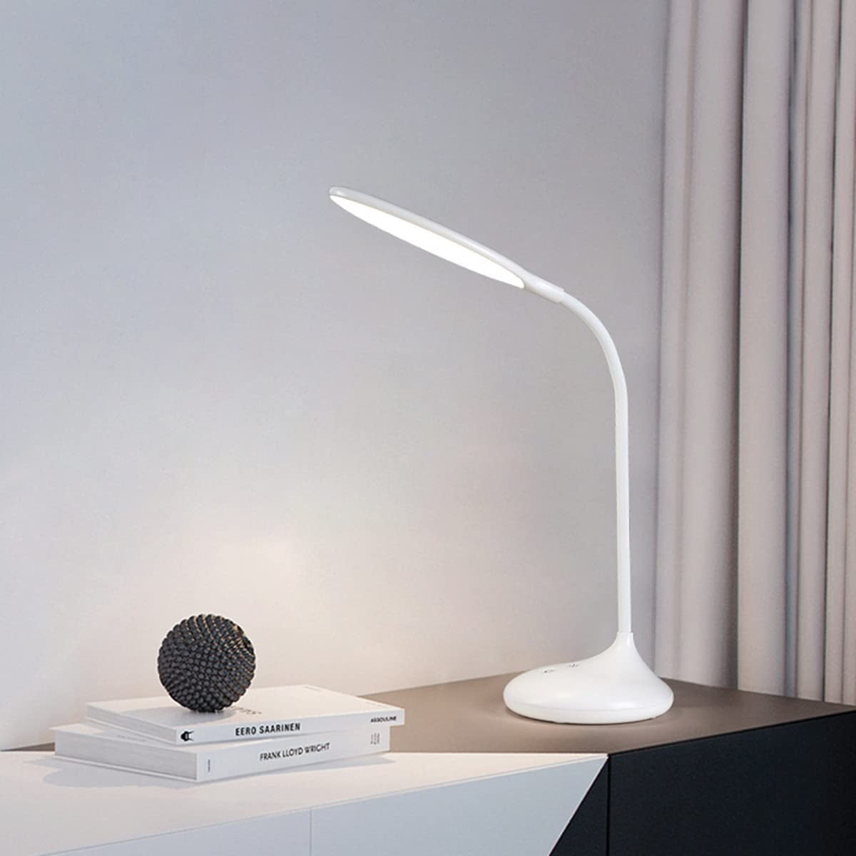 LINLIN Desk Lamp, USB Portable Eye Care LED Desk lamp, with 3 Light