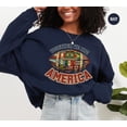 thumbnail image 2 of Together We are America Sweatshirt, The Only Thing More Powerful Than Hate Is Love Shirt, America United Sweatshirt, 2 of 5