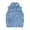 Blue, variant on Virmaxy Fuzzy Vest For Toddler Baby Girls Boys Solid Color Zip Up Waistcoat With Pocket Winter Warm Fashion Casual Stand Collar Vest Blue 18-24 Months