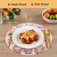 thumbnail image 4 of Galentine's Day Round 15 Inch Placemats Set of 4, Farmhouse Gnomes Love Balloon Tree HeatResistant Non Slip Place Mats for Dining Table, Wipeable Braided Kitchen Table Mats for Housewarming, 4 of 9