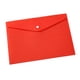 thumbnail image 1 of Injueey Organizador portátil transparente de 10 piezas para almacenamiento de documentos Carpetas de almacenamiento portátiles transparentes Carpetas de archivos Rojo sólido 18 A4, 1 of 6