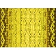 thumbnail image 1 of Ahgly Company Machine Washable Indoor Rectangle Abstract Yellow Contemporary Area Rugs, 7' x 9', 1 of 4
