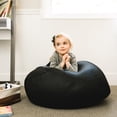 thumbnail image 5 of Big Joe Dot Bean Bag Chair, Peat Black Gabardine, Smooth Polyester Blend, 2 feet, 5 of 7