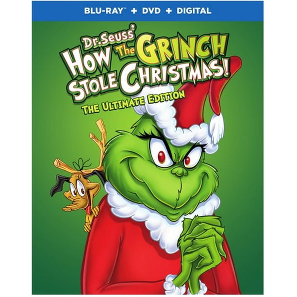 The Grinch Christmas Is Cancel Dvd Image 2022 Dr. Seuss' How The Grinch Stole Christmas (Ultimate Edition) (Blu-Ray + Dvd  + Digital Copy) - Walmart.com