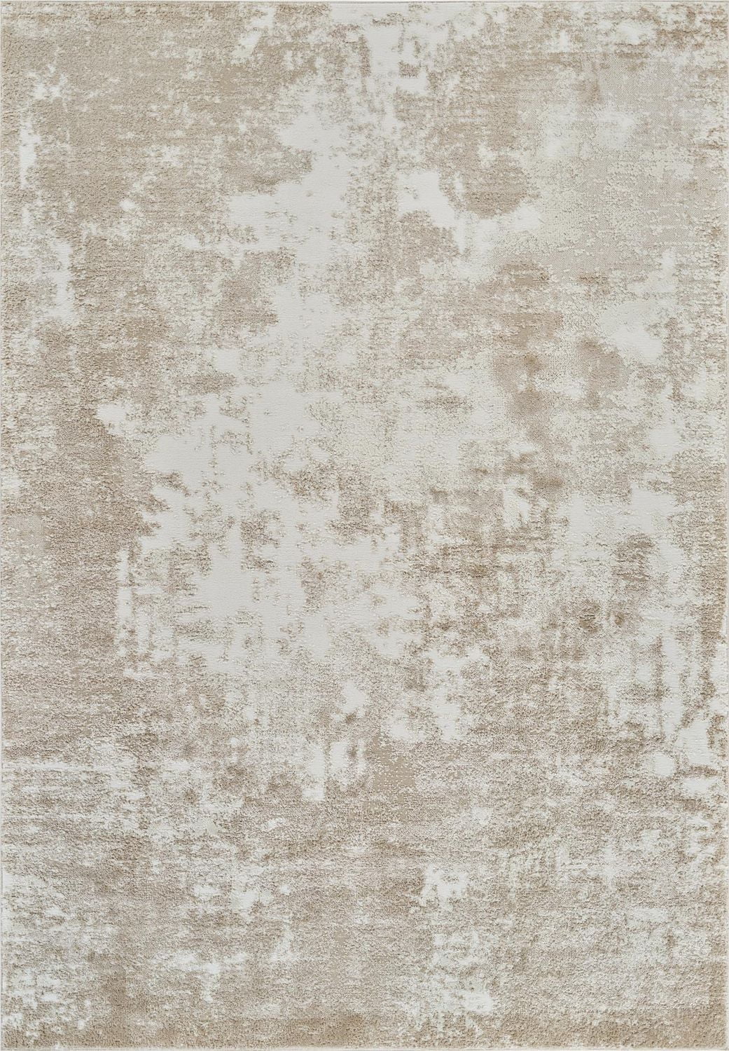 Rug Branch Nomad Abstract Indoor Area Rug, Beige Cream, Modern - Living Room, Bedroom, Dining Room, and Kitchen