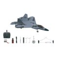 thumbnail image 3 of Avión de F22 con Control remoto, listo , giroscopio de 6 ejes, fácil de volar, 4 canales, para niños y adultos, envergadura, Avión, 3 of 8