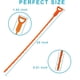thumbnail image 2 of 25 Inch Hair Drain Clog Remover Tool Sink Drain Cleaner Sticks Tool, Shower Drain Cleaner Tool For Kitchen Bathroom Bathtub Pipeline, 2 of 4