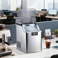 thumbnail image 5 of Countertop Nugget Ice Maker, 44 lbs/24H Portable Ice Machine with Self-Cleaning, 4 lbs Ice Storage Basket, Stainless Steel Quiet Ice Maker <55dB for Home Kitchen Office Bar Party, 5 of 10