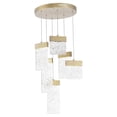 thumbnail image 1 of CWI Lighting Lustre DEL Carolina avec Fini Feuille d'Or, 1 of 1