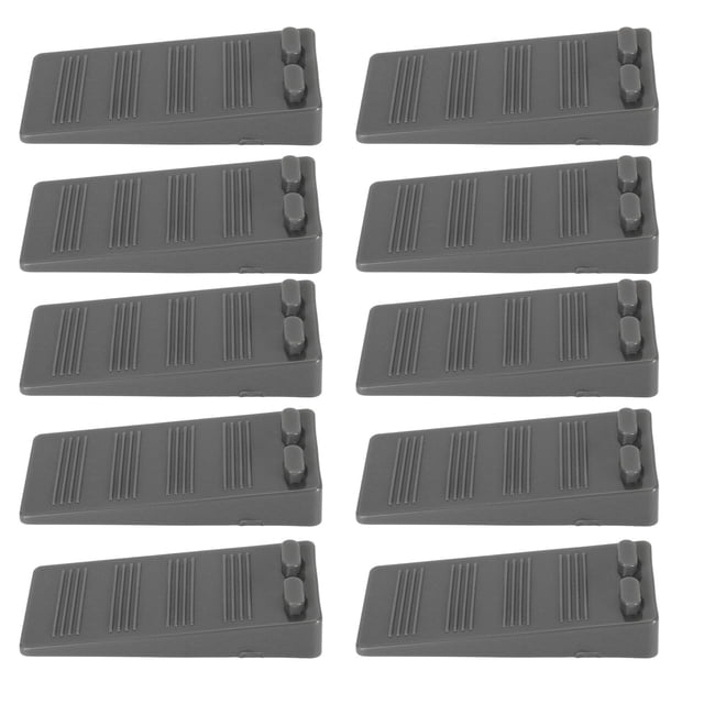 Patones De Puerta De 10 Piezas, Cuñas De Parada De Puerta De Goma Apilable Antideligente, Reducción De Ruido, Protector De Tostadores De Puertas Inferiores Decorativos Sin