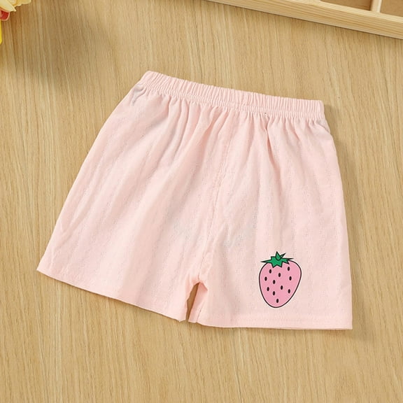 DAETIROS Shorts for Toddler Girls,Casual Cotton Elastic Fashion Toddler Girls Summer Shorts on Clearance Pink Size 1 T