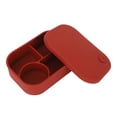 thumbnail image 1 of Caja de Alimentos, Caja de Almuerzo de Silicona de Grado Alimento 4 Compartimentos para la Oficina, 1 of 7