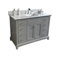 thumbnail image 4 of CRO Decor 43" Ceramic Stone Vanity Top in White, 4 of 7