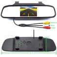 thumbnail image 3 of Wireless 4.3" TFT Rearview Mirror Car Rear View Camera HD Video Parking LED Night Vision CCD Parking System Car Styling, 3 of 10