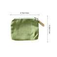 thumbnail image 3 of Mini Zipper Pouch, Weave Textured Bag, Portable Storage Pouch, Soft Breathable Fabric and Compact Travel Size for Lipsticks, Earphones, and Small Daily Items., 3 of 6