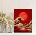 thumbnail image 2 of Qisvanset 12x16 Inch Vibrant Ostrich Portrait Canvas Print Wall Art, 2 of 5