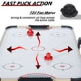 thumbnail image 5 of RayChee  Air Hockey Table, Indoor Powered Hockey Game Table for Adults and Kids w/2 Pucks, 2 Pushers, Digital LED Scoreboard, Powerful 12V Motor, 5 of 7
