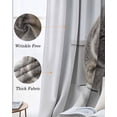 thumbnail image 6 of Funny Koala Blackout Curtains for Bedroom 45 Inch Length 2 Panels Set, Cute Art Fun Lovely Animals on Toilets Thermal Insulated Energy Saving Window Treatment Curtains Blackout Drapes 52"x45", 6 of 8