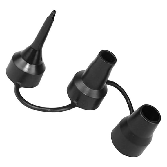 unbranded  Air Pump Adapter for Inflatables Attachments Tips Nozzle Beds Black