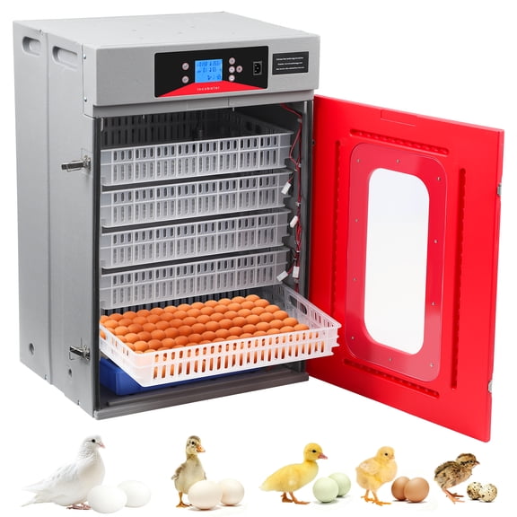 400 Egg Incubator, Poultry Incubator Cabinet with Automatic Eggs Turning, Temperature & Humidity Control, Heating & Cooling Egg Hatcher, Commercial Incubators for Hatching Chicks Ducks Goose