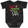 thumbnail image 3 of Inktastic Santa is Promoting Me to Big Sister Girls Baby Bodysuit, 3 of 5