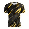 thumbnail image 4 of HADST Unisex Printed Short-Sleeve Sports T-Shirts, Round-Neck Breathable Quick-Dry Training Tops, 4 of 5
