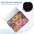 thumbnail image 2 of FORMRS 15"-15.6" Laptop Sleeve Protective Case Soft Carrying Quilted Computer Bag Cover, Cute Doughnuts Pattern, 2 of 7
