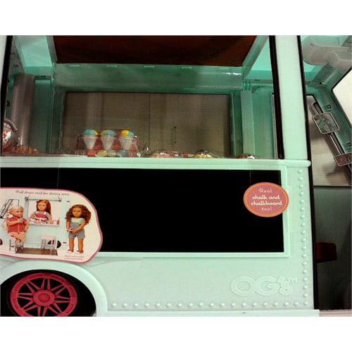 Our Generation Dolls Sweet Stop Ice Cream Truck For Dolls 18
