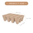thumbnail image 2 of 1 Conjunto Tazas de germinación 12-Celdas Papel Biodegradable Plantas Sapling Cultivo Copa HOMEMAXS 13512675-MX, 2 of 6
