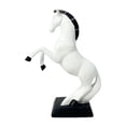 thumbnail image 1 of Estatua de caballo Escultura animal Figura de decoración Dormitorio Adorno Fengshui para Blanco, 1 of 9