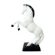 thumbnail image 1 of Estatua de caballo de resina, figura para chimenea, gabinete de negocios, escritorio, escultura de animal Blanco, 1 of 9