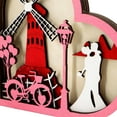 thumbnail image 6 of Valentines Day Tabletop Decor Heart Windmill Ferris Wheel Table Centerpiece Farmhouse Ornaments for Wedding Props, 6 of 7