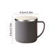 thumbnail image 3 of Taza de Café Aislada, Taza de Acero Inoxidable con Tapa, Taza Térmica de Doble Pared con Capacidad de 350ml, Tamaño 9.5 x 8.5cm para Oficina, Viajes, 3 of 6