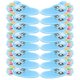 thumbnail image 2 of 15 Pairs Colorful Footprint Stickers Cartoon Footprint Decals Kindergarten Floor Decals, 2 of 4