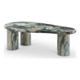 thumbnail image 1 of Pemberly Row Contemporary Green Indoor/Outdoor Concrete Coffee Table, 1 of 8