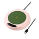 thumbnail image 4 of Almohadilla calentadora de tazas,Calentador de tazas USB Calentador de tazas de café Calentador de bebidas,Posavasos eléctrico para escritorio de oficina Té en casa,Taza de café Calentador, 4 of 8