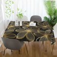 thumbnail image 3 of Yayeee Tablecloths 54" x 54" Rectangle Wrinkle Resistant Party Table Cover, Golden Elegance, 3 of 8
