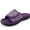 Eggplant, variant on Sofora by RockDoves Women's Adjustable Wrap Memory Foam Slide Slipper