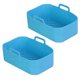 thumbnail image 2 of Xihbxyly Cesta para Freidora de Aire, Tapete de Silicona Antiadherente, Resistente Al Calor y Ecológica, Fácil de Limpiar, Multiusos, Apta para Horno, Microondas y Lavavajillas, Tamaño 19,5 X 9 X 7 C, 2 of 3