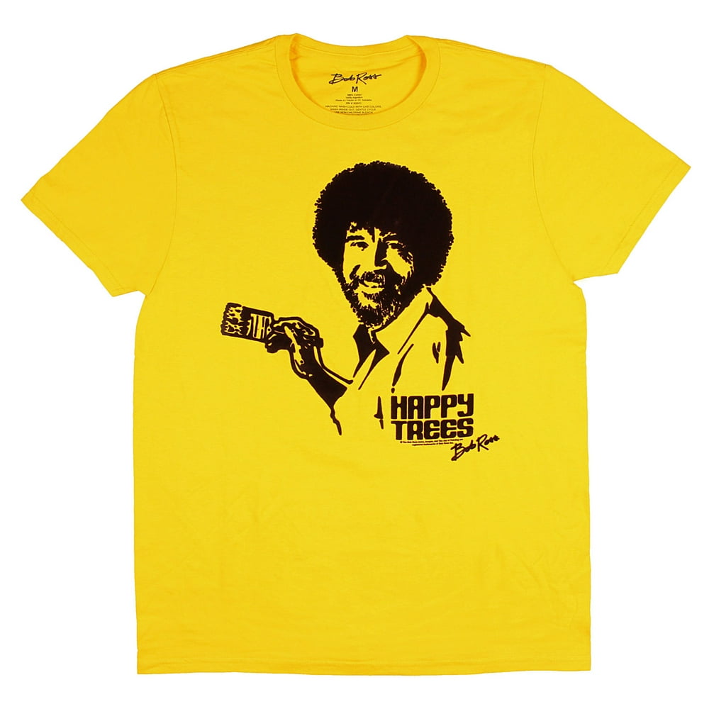 bob ross shirt happy trees