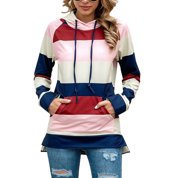 Sudadera Manga Larga, Forro Polar Cómoda Sudadera Con Capucha Mujer Bolsillos Grandes Fibra De Poliéster Cordón Con Capucha Para Uso Diario ANGGREK Ocean Broad Surfboard Fins