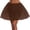 Coffee, variant on Women Layered Tutu Tulle Skirt Adult Classic Elastic Tutu Skirts Fluffy Skirt Running Petticoat Ballet Skirt Yellow One Size