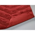thumbnail image 3 of Better Trends U-Shape Toilet Rug 100% Cotton, Non-Slip Rug, Water Absorbent, Washable, (20" x 20") Contour Bath Rug Red - Hugo Collection, 3 of 4