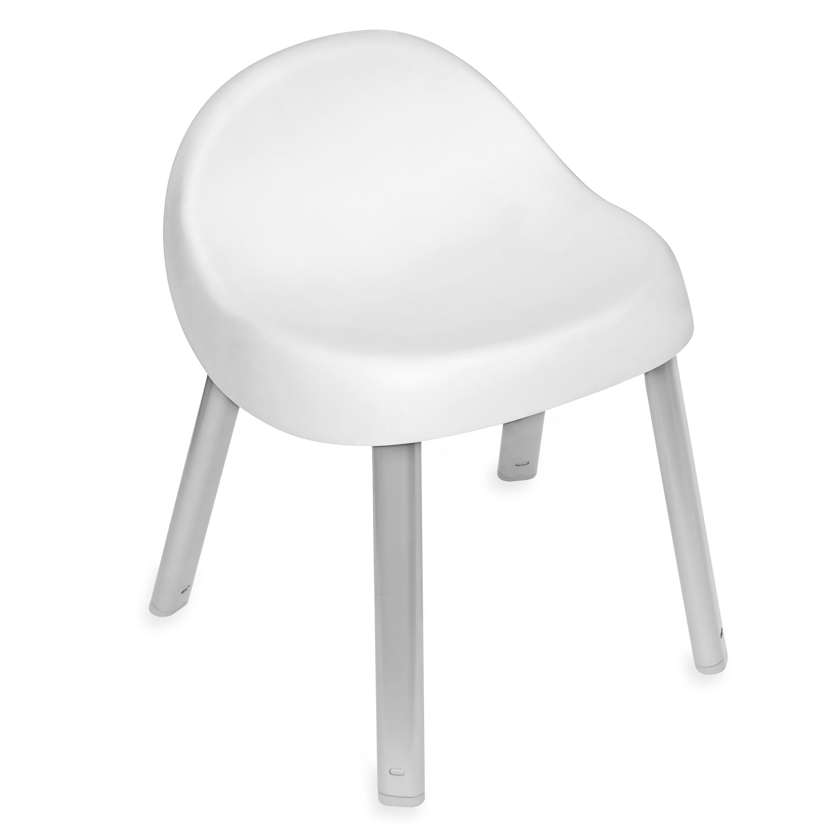 Skip Hop Explore & More Kids Chair Set, Comfortable Design with Metal Legs, White