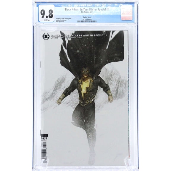 Black Adam: Endless Winter Special Graded Comic #1 CGC 9.8 (BossLogic Variant Cover)