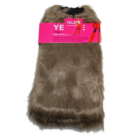 yelete light brown colored leg warmers walmart com light brown leg warmers
