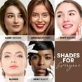 thumbnail image 3 of Eyebrow Stamp Stencil Kit (Dark Brown) Eyebrow Stamp Pomade With 24 Reusable Thin & Thick Brow Stencils Eyebrow Stencils Shaping Kit Definer For Natural Look, 3 of 5